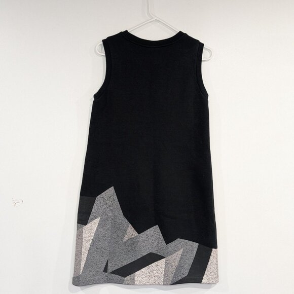 Nike Skyscraper Sleeveless Sweatshirt Dress Black Grey Size Small - Picture 2 of 2